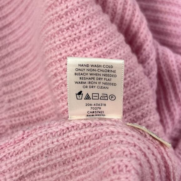 Ann Taylor Striped Balloon Sleeve Knit V-Neck Sweater Size Small - Picture 5 of 6